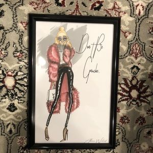 Don’t be gauche ! Illustration and frame